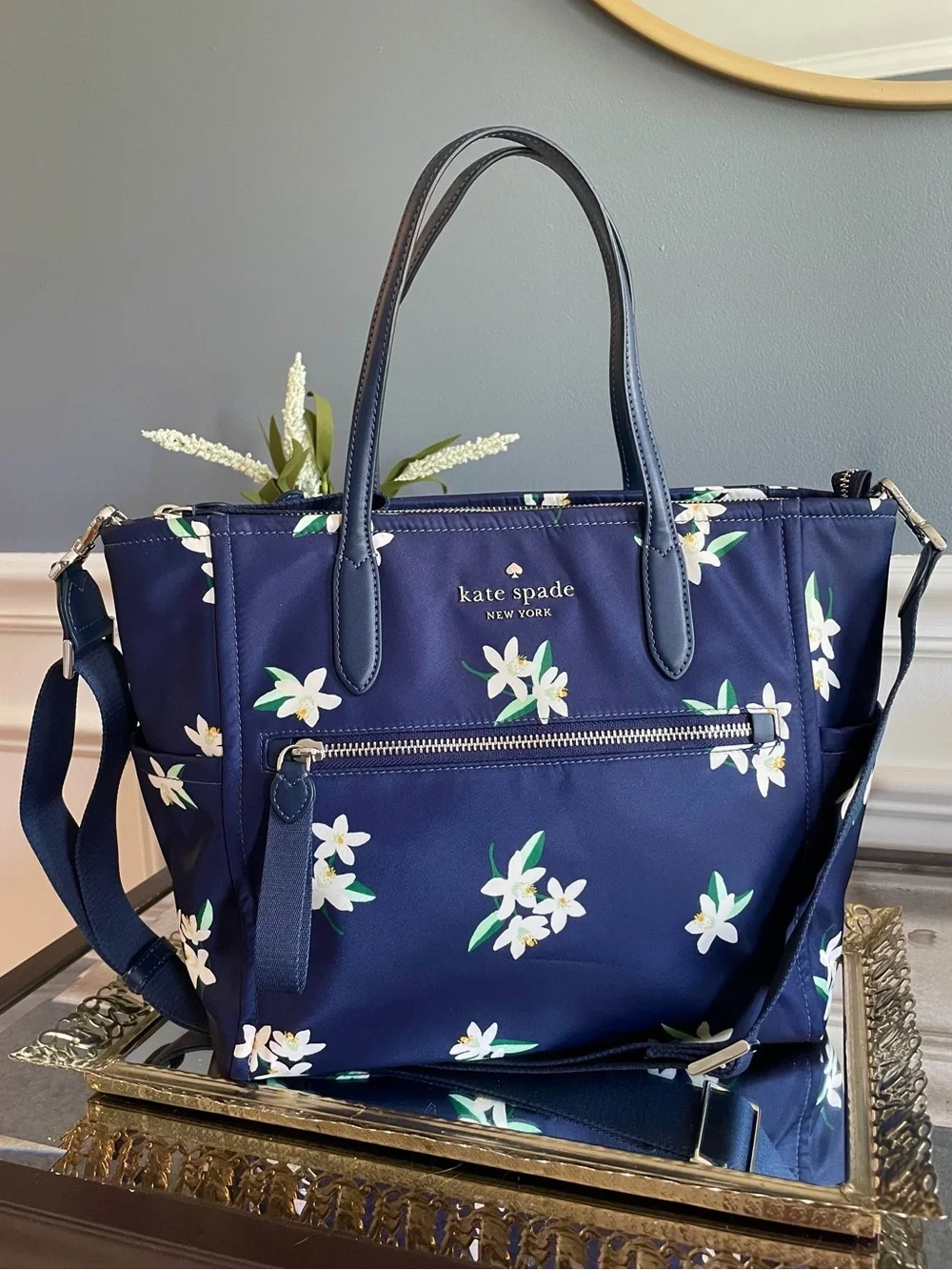 Kate Spade Chelsea Orange Toss satchel